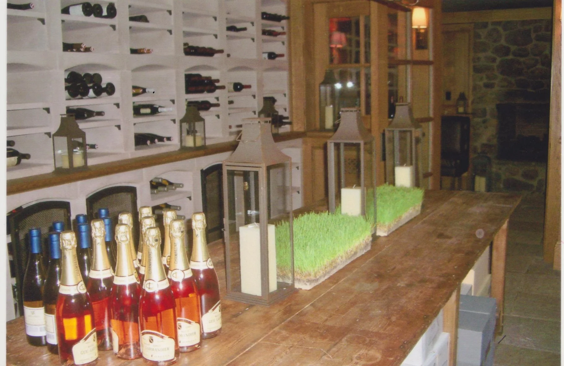  Bedford Post - Wine Cellar with wheat grass 