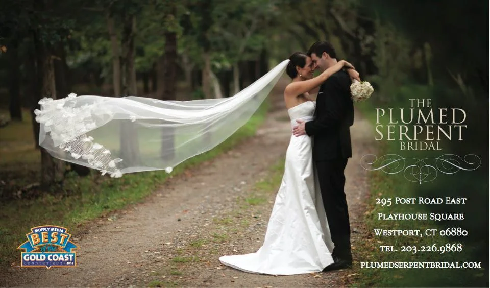 The Plumed Serpent Bridal Salon in Westport, CT. Photo by Mikos Photographers. 
