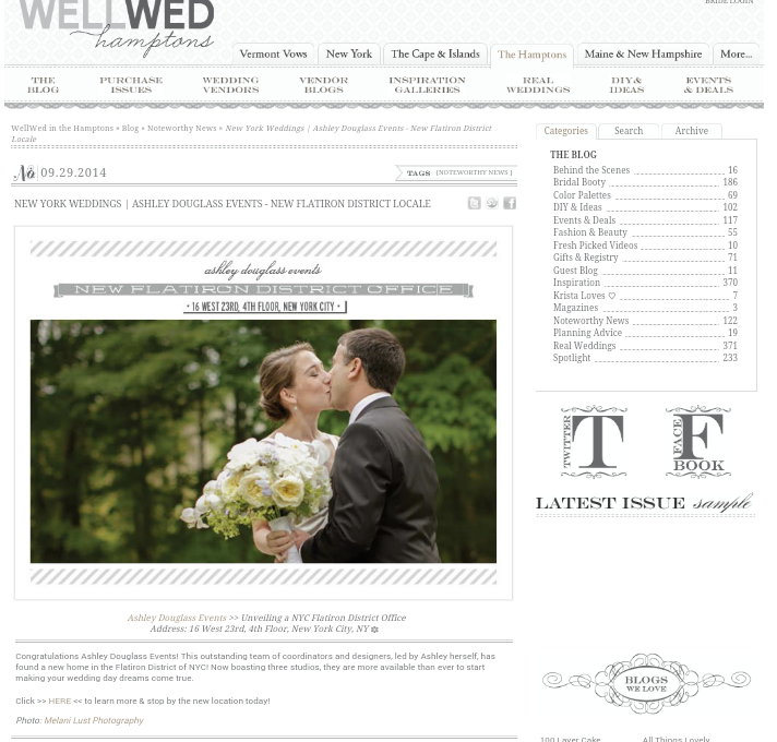  WellWed in the Hamptons 
