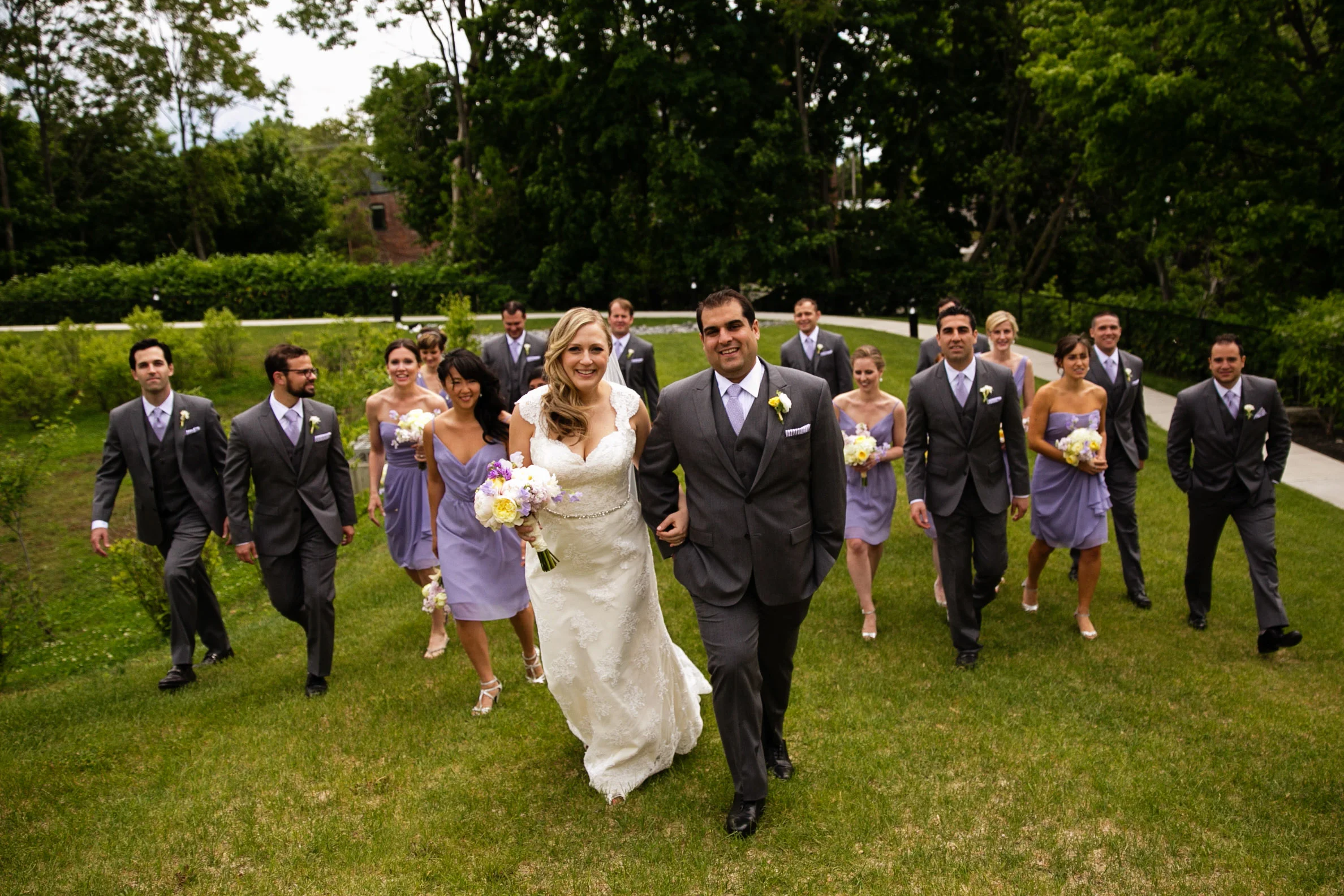  Bridal Party at Roundhouse in Beacon, NY. 