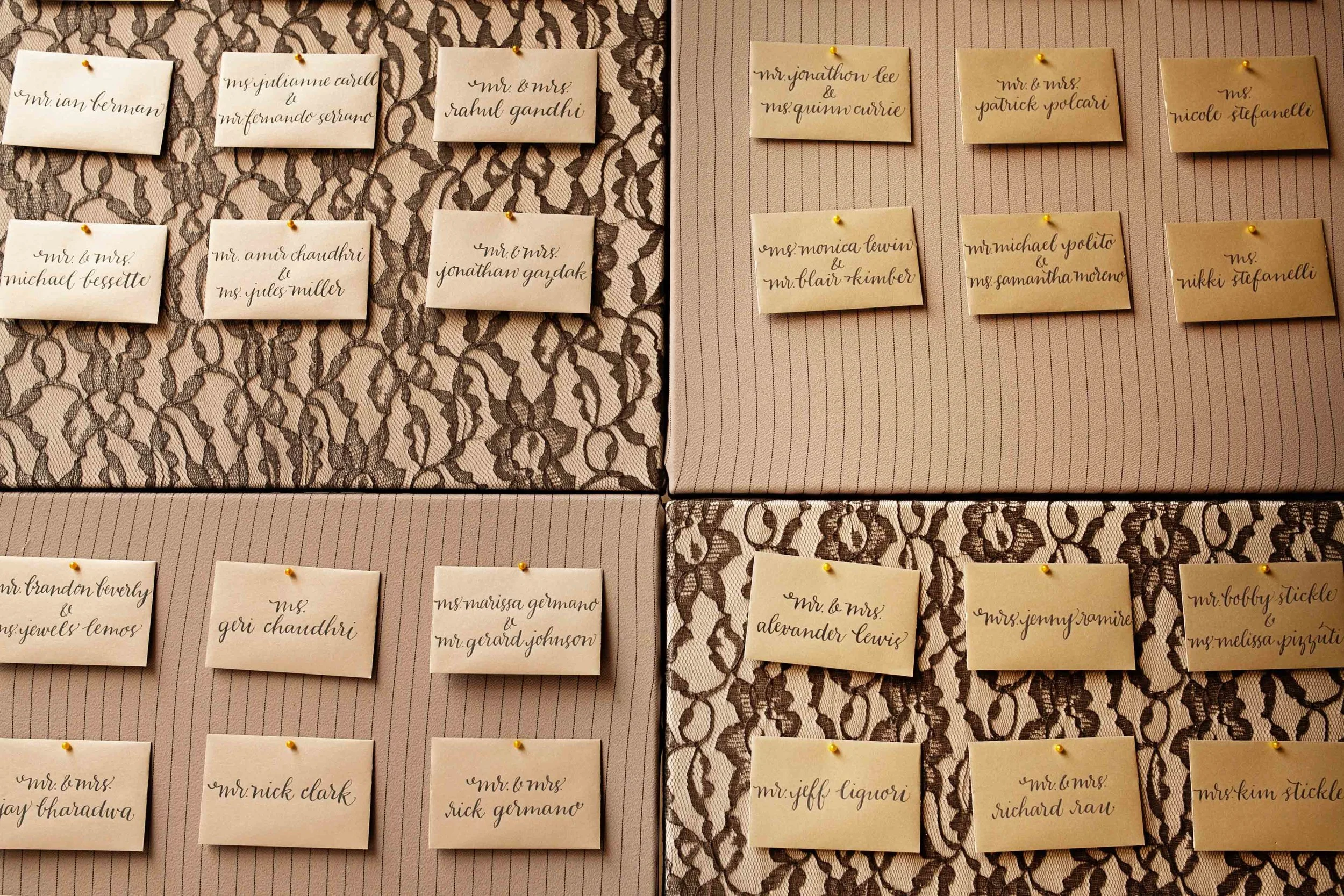  Seating chart! ADE was so happy with how this turned out. Ashley Douglass Events at Roundhouse with Bruce Plotkin Photography. 