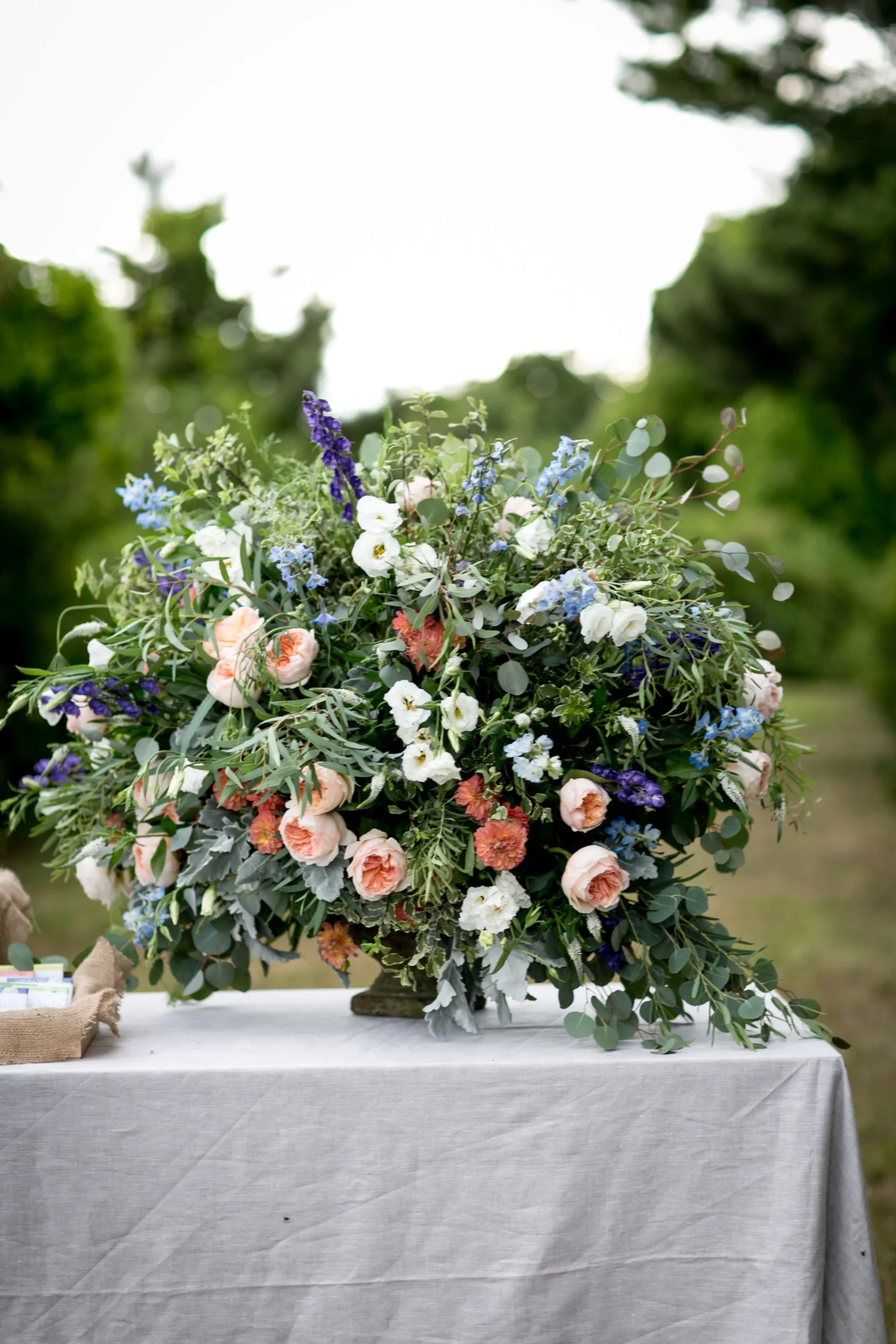  Hana Floral Design with Ashley Douglass Events. Waterfront wedding in Old Lyme, CT. 