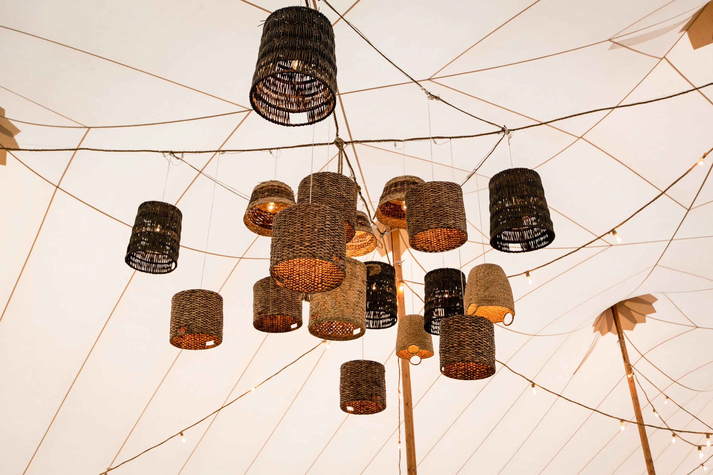  Basket Lights by Social Decor. 