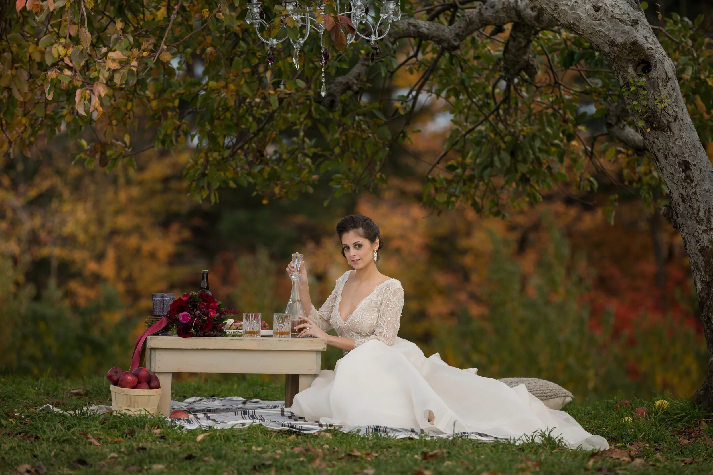  NYC Wedding Planner Ashley Douglass Events at Harvest Moon Farm Orchard 