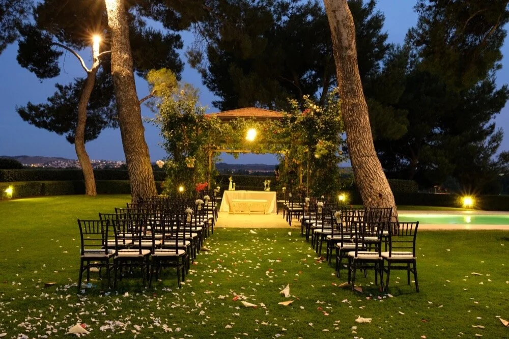  La Finca montana outdoor ceremony space 